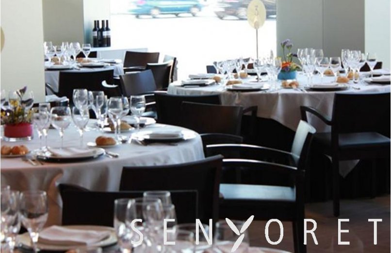 sala de comidas en restaurante senyoret del hotel barceló