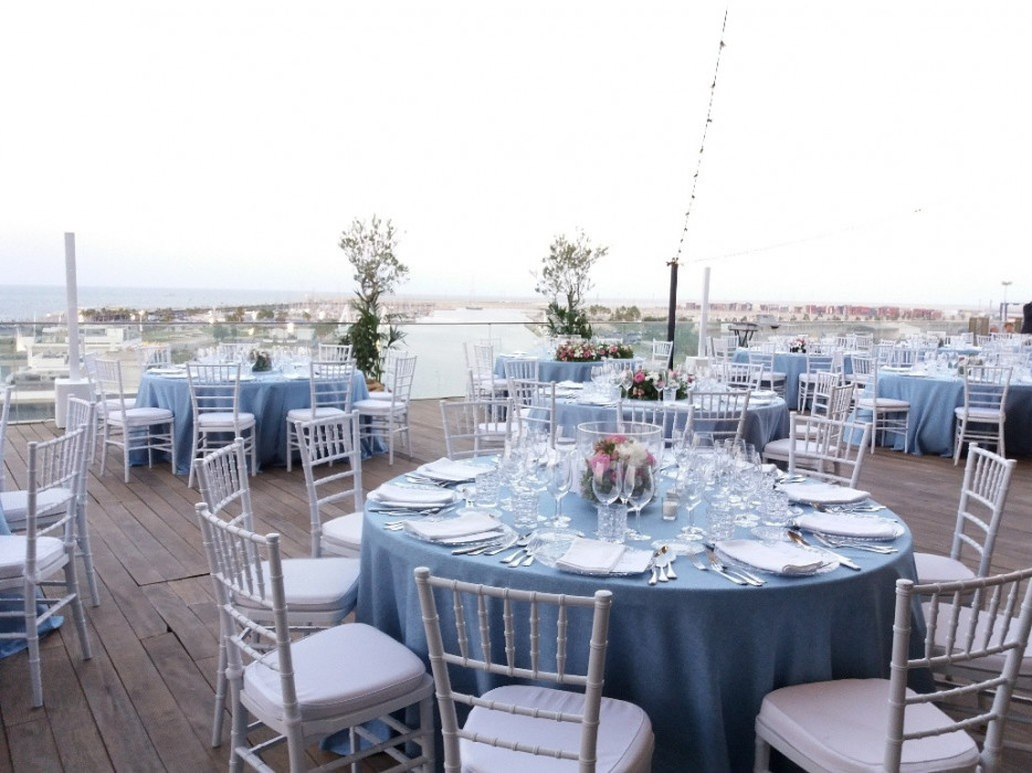 vista terraza del restaurante de veles e vents