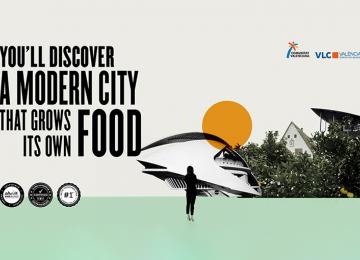 You'll discover a modern city that grows its own food