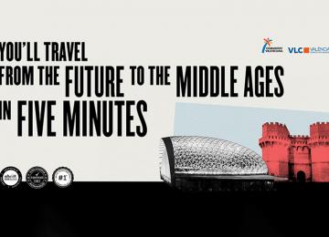 You'll travel from the future to the middle ages in five minutes