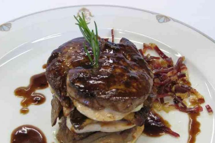 detalle plato preparado por catering la hacienda