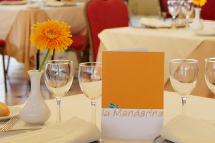 detalle mesa para evento en restaurante expo hotel valencia